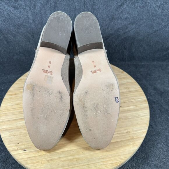 Women Coach Pauline Tan Suede Ankle Boots Booties Size‎ 8 B - Picture 6 of 8